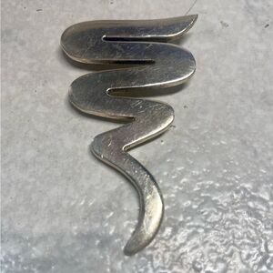 Vintage 950 Sterling Silver Modernist Brooch